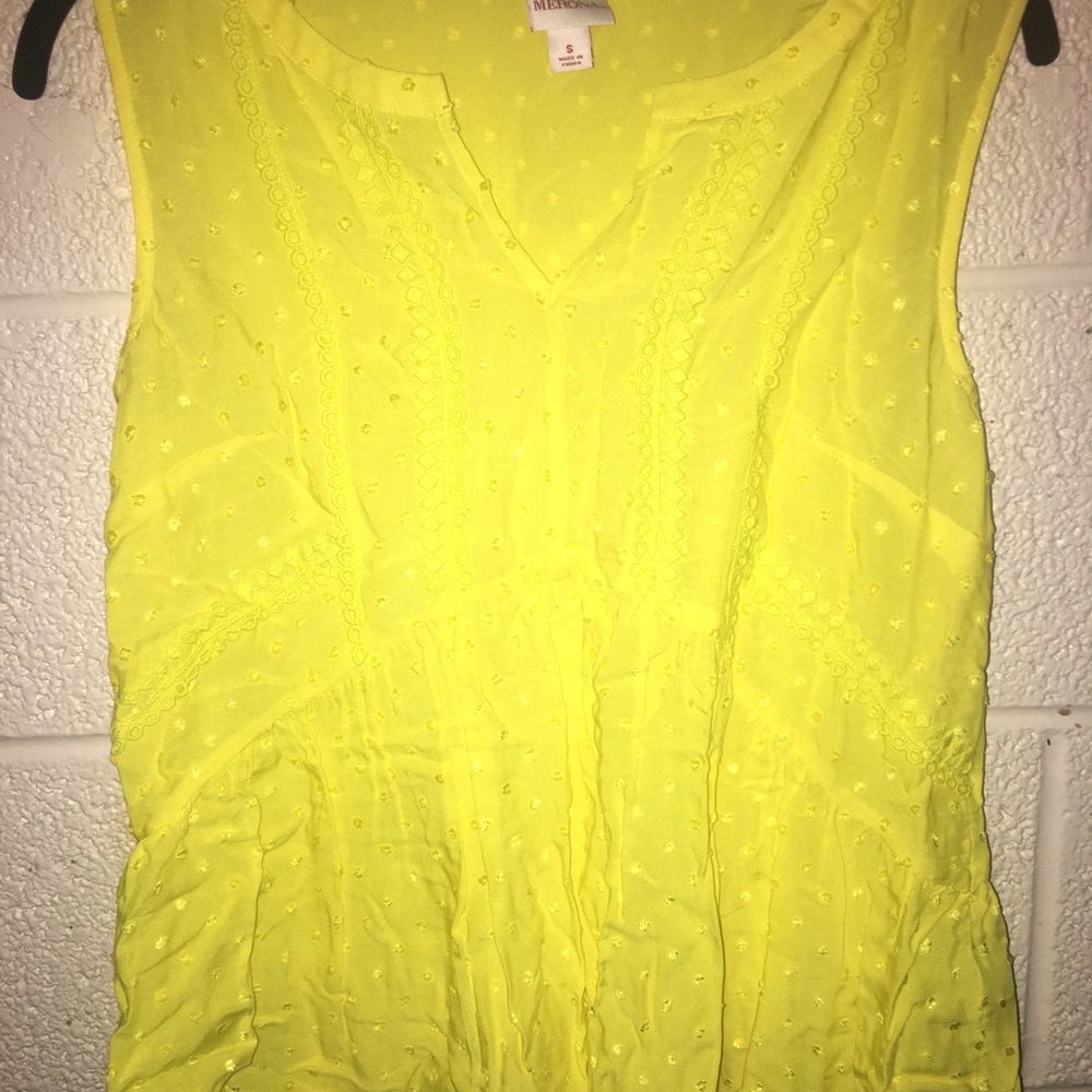Mossimo Co yellow tank
